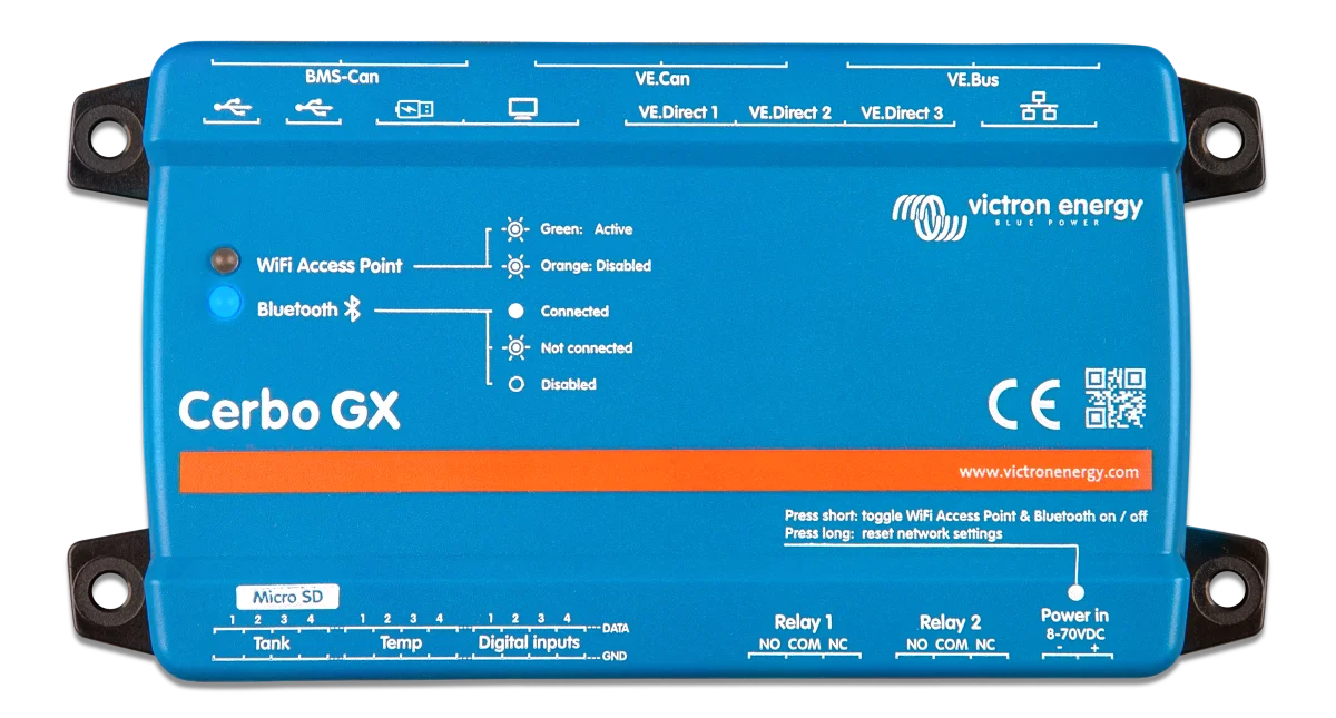 Centro de control y comunicaciones Cerbo GX MK2