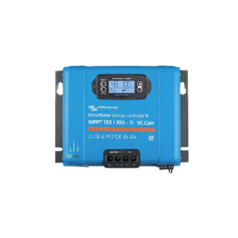 Controlador de carga para banco de baterías de 12 a 48V, Voltaje de entrada Max 250V & 100 A de carga. Potencia FV nominal de 5.8kWp