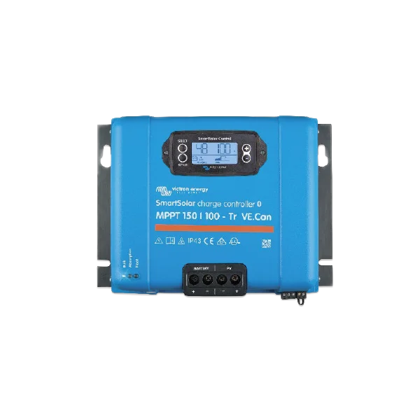 Controlador de carga para banco de baterías de 12 a 48V, Voltaje de entrada Max 250V & 100 A de carga. Potencia FV nominal de 5.8kWp