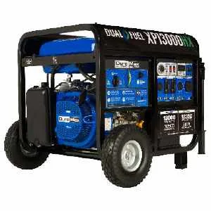Generador portátil de combustible dual (gasolina y propano) 13kW, 120V y 240VAC