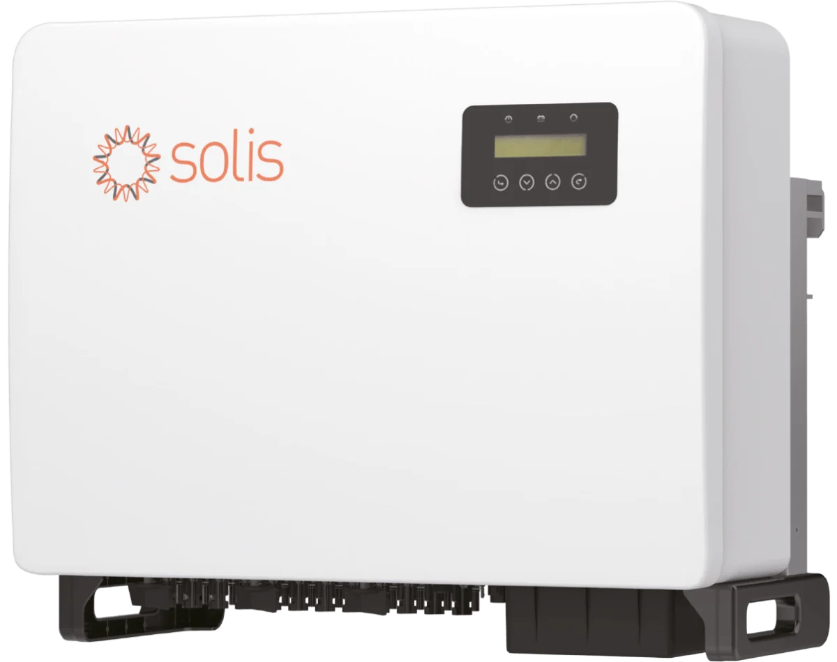 Inversor Solis 30kW a 220V, 4 MPPT, 3 fases, incl. DC Disconnect