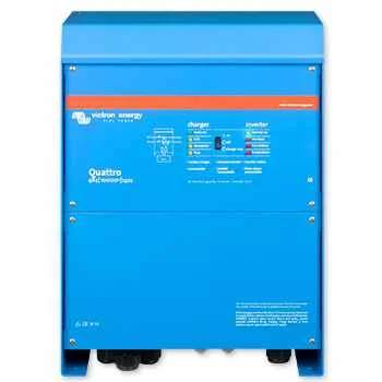 Inversor Victron Quattro 10kW, 48Vcc, 120 Vac, admite conexión en paralelo Single Phase 120V, Split Phase 120/240V & 3 Phase 120/208V