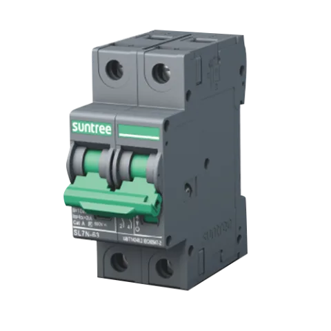 Interruptor en DC suntree 2 polos 20A 500V con polaridad