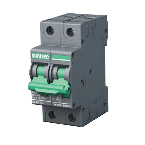 Interruptor en DC suntree 2 polos 20A 500V con polaridad