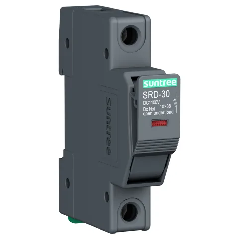 Caja con 12 portafusibles Suntree de 30A 1100 DC