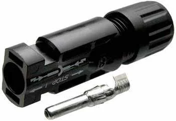 Conector MC4 macho para cables 12-10 AWG