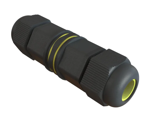 Bolsa con 6 Conectores IP68 1 a 1 con glándula, para cable 12 AWG - 8 AWG FV y 10 AWG - 8 AWG eléctrico, 20A, 1500 Vdc