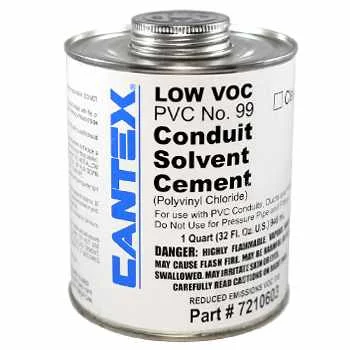 Cemento para tubo Conduit de PVC de 946 ml