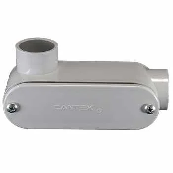 Conduleta de PVC tipo LL de 1 1/4"