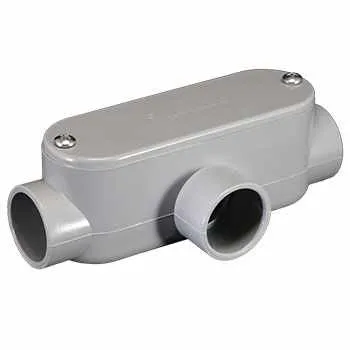 Conduleta de PVC tipo T de 2"