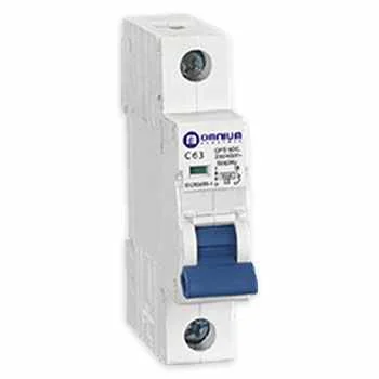 Interruptor termomagnético 120 Vac, para riel DIN, 6kA, 1P x 16A, Curva C