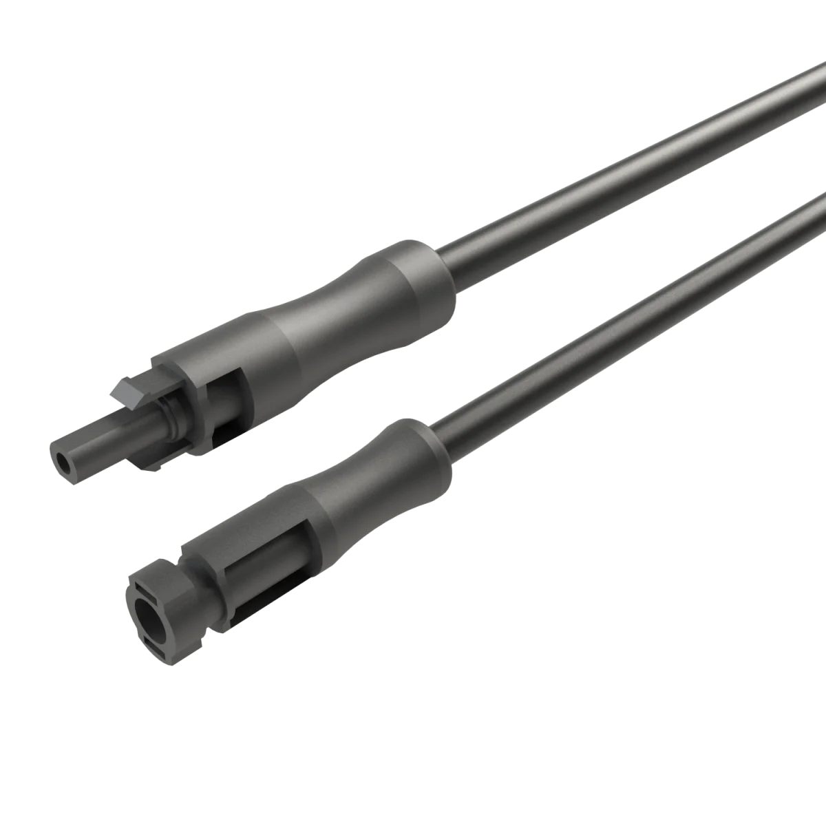 Par de extensiones de 1500 volts MC4 (macho y hembra) de 1 metro 8 AWG