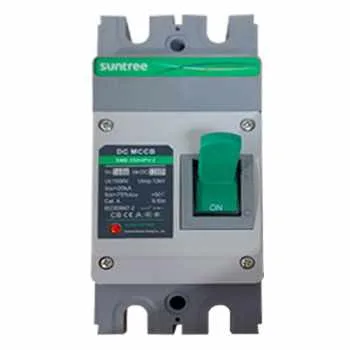 Interruptor DC Suntree 2 polos 160A 1200V con polaridad