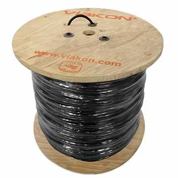 Cable Fotovoltaico negro Viakon carrete 500 mts 12AWG 2000V