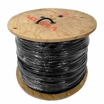 Cable Fotovoltaico negro Viakon carrete 500 mts 10AWG 2000V