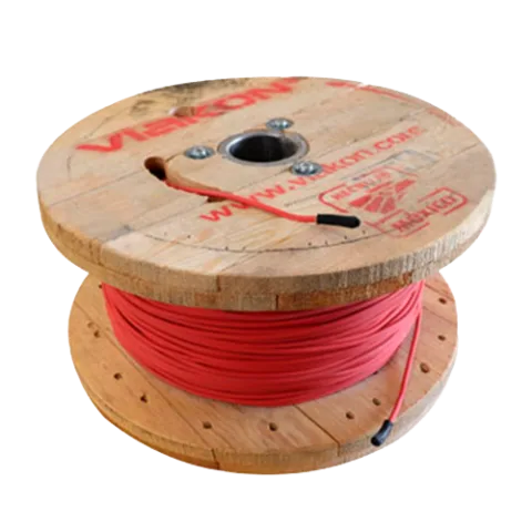 Cable Fotovoltáico rojo Viakon de 49 hilos, carrete 500 mts 8 AWG 2000V
