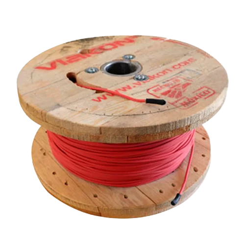 Cable Fotovoltáico rojo Viakon de 49 hilos, carrete 500 mts 8 AWG 2000V