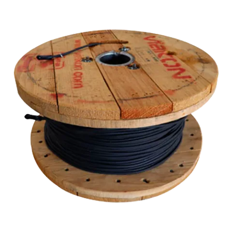 Cable Fotovoltaico negro Viakon de 49 hilos, carrete 500 mts 8 AWG 2000V