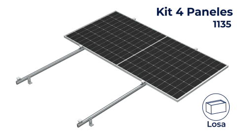 Kit Nxt-Rx para 4 paneles a 0° hasta 1135mm
