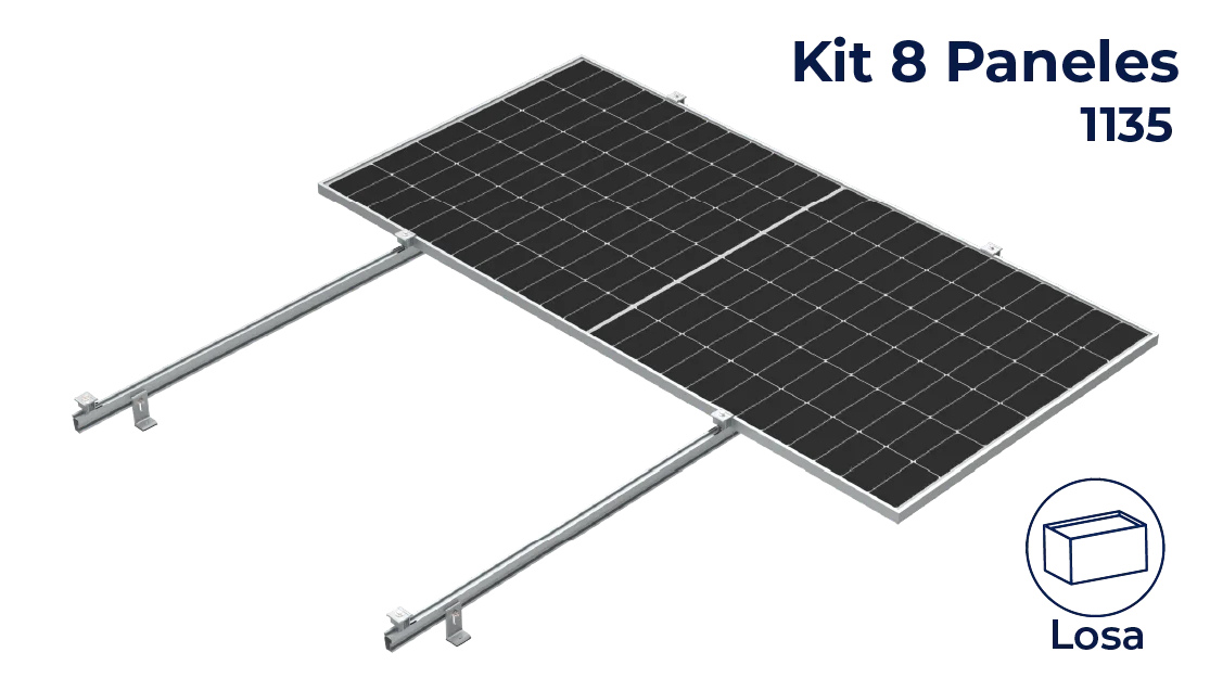 Kit Nxt-Rx para 8 paneles a 0° hasta 1135mm