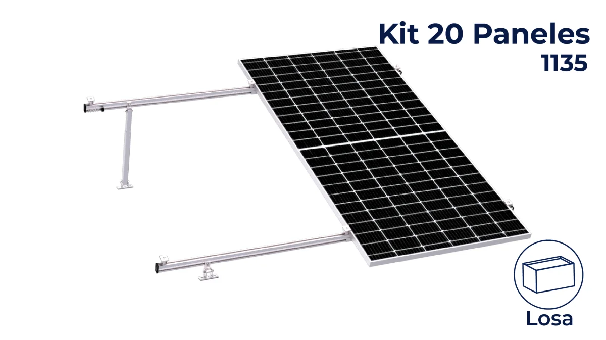Kit Nxt-Rx para 2 paneles de 10 a 20° hasta 1135mm