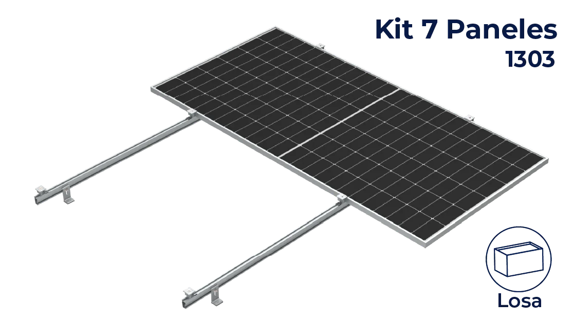Kit Nxt-Rx para 7 paneles a 0° hasta 1303mm