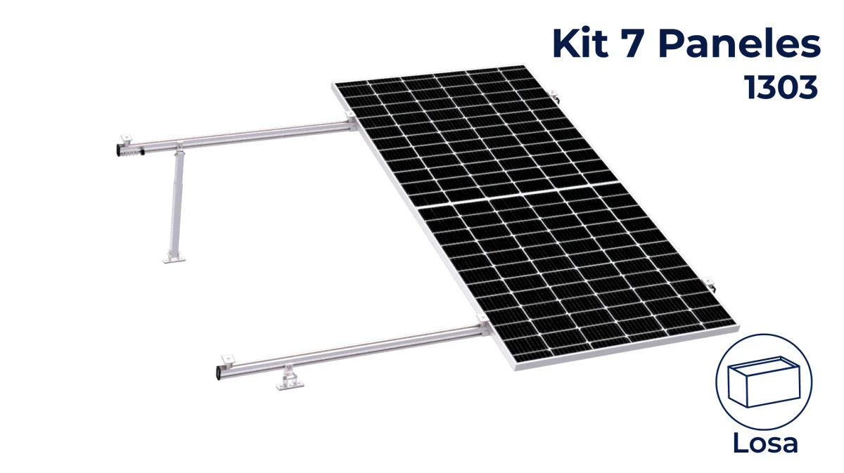 Kit Nxt-Rx para 7 paneles de 15 a 30° hasta 1303mm