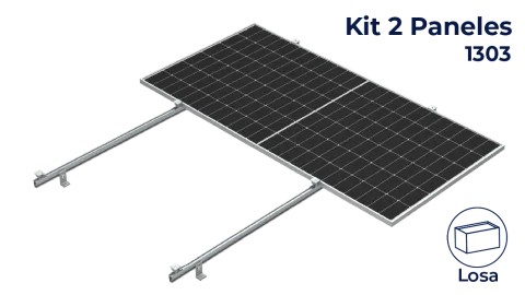 Kit Nxt-Rx para 2 paneles a 0° hasta 1303mm