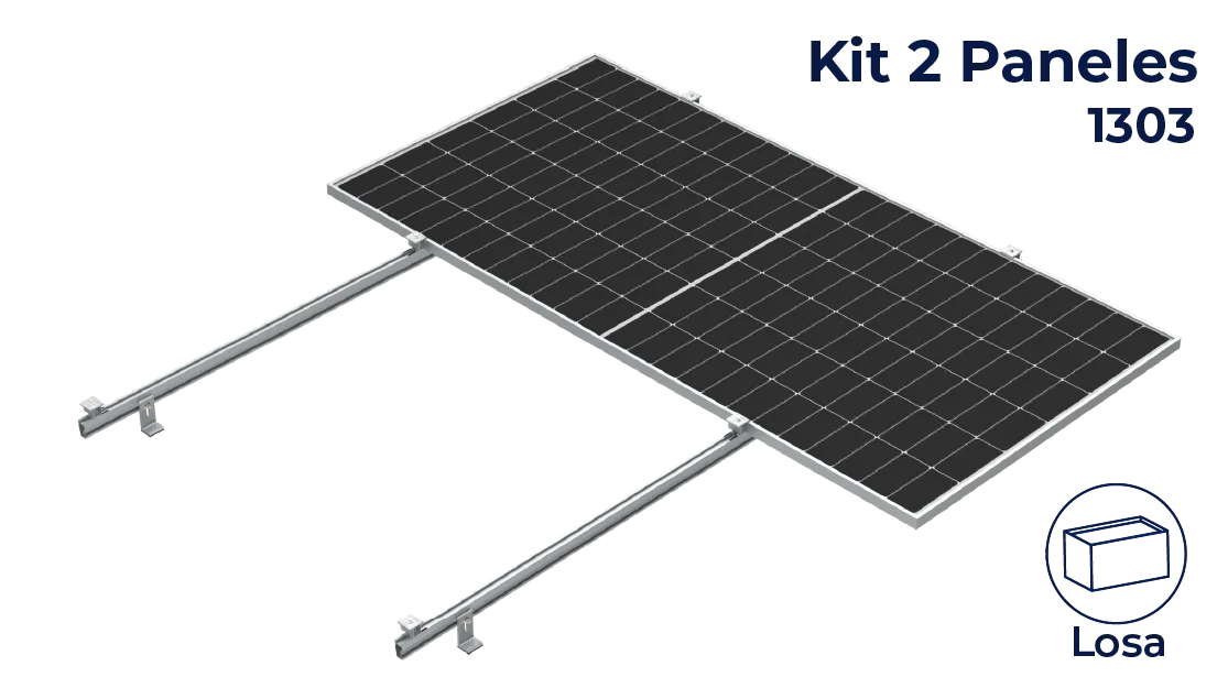 Kit Nxt-Rx para 2 paneles a 0° hasta 1303mm