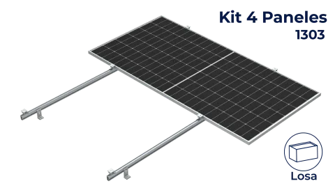 Kit Nxt-Rx para 4 paneles a 0° hasta 1303mm