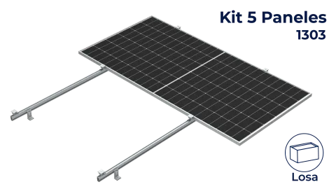 Kit Nxt-Rx para 5 paneles a 0° hasta 1303mm