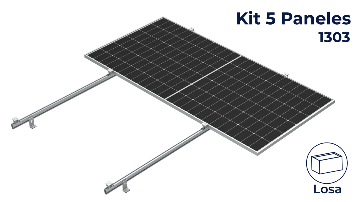 Kit Nxt-Rx para 5 paneles a 0° hasta 1303mm