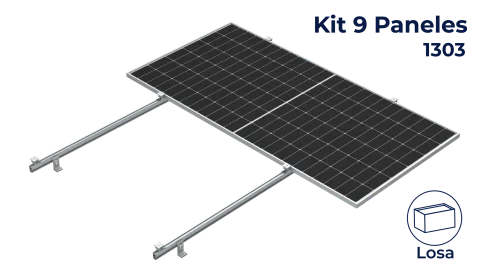 Kit Nxt-Rx para 9 paneles a 0° hasta 1303mm