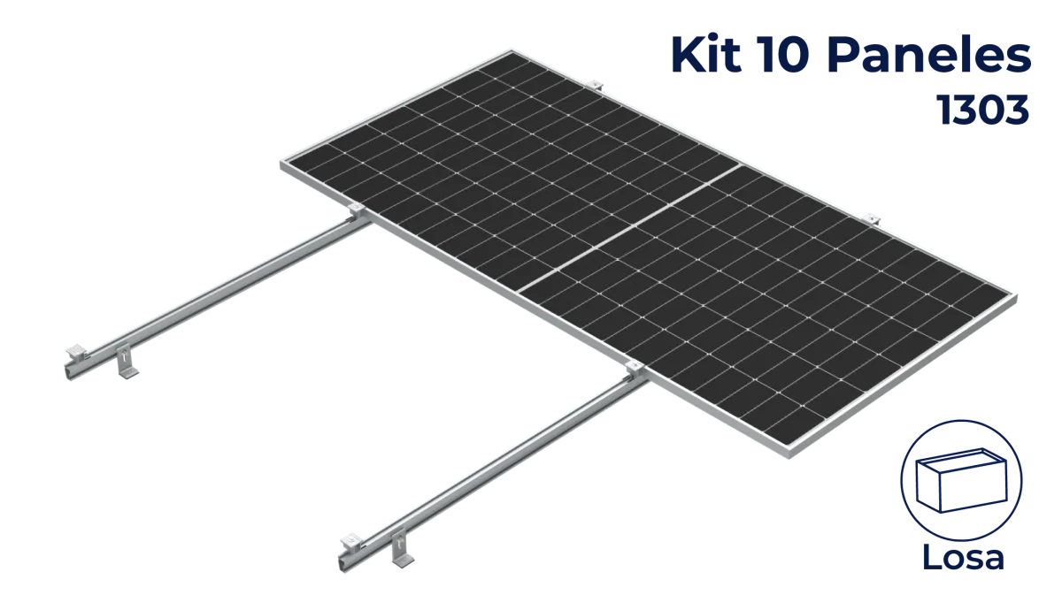 Kit Nxt-Rx para 10 paneles a 0° hasta 1303mm