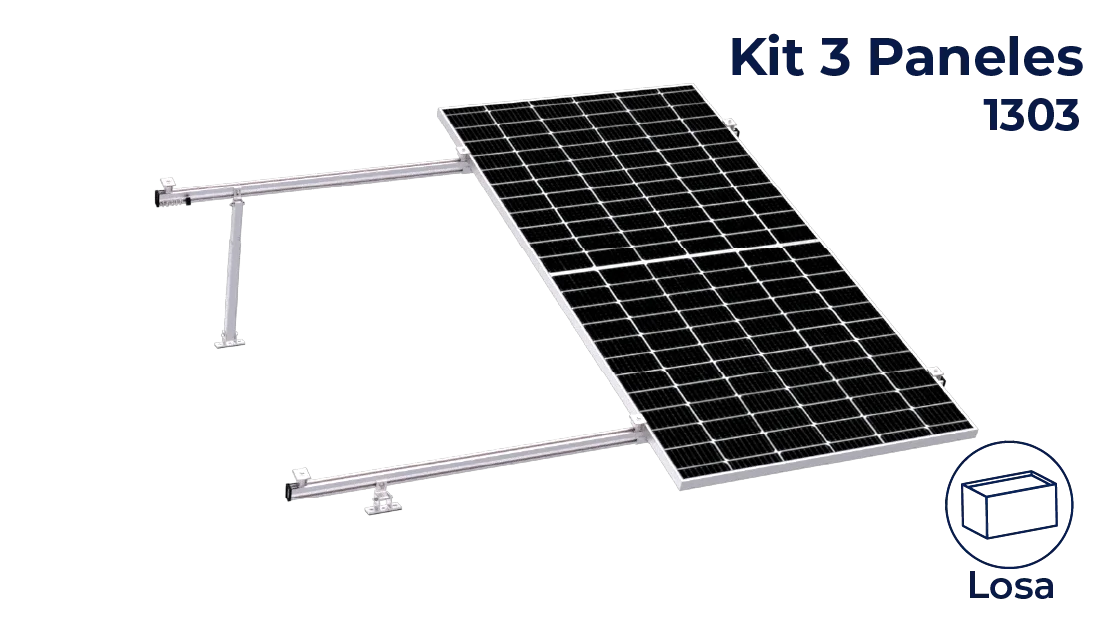 Kit Nxt-Rx para 3 paneles de 10 a 20° hasta 1303mm