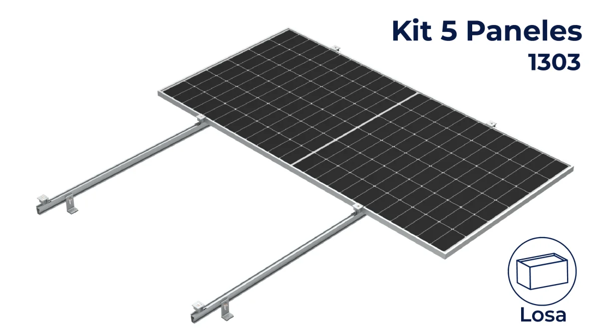 Kit Nxt-Rx para 5 paneles de 10 a 20° hasta 1303mm