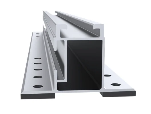 Perfil Next-Rail Mini 2.0, Alu 6105-T6, incluye 4 tornillos NXT-SD-1/4X1