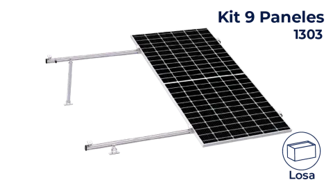 Kit Nxt-Rx para 9 paneles de 10 a 20° hasta 1303mm