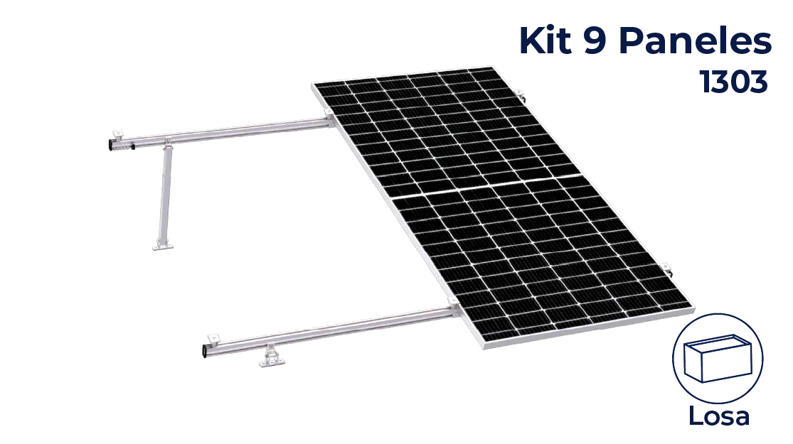 Kit Nxt-Rx para 9 paneles de 10 a 20° hasta 1303mm