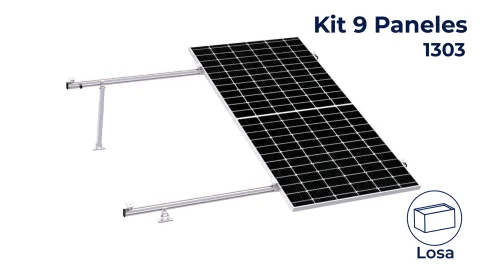 Kit Nxt-Rx para 9 paneles de 15 a 30° hasta 1303mm