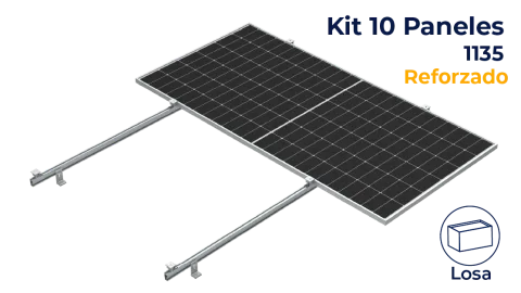 Kit reforzado next rail para 10 paneles de 0° hasta 1135mm