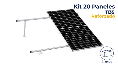 Kit reforzado Nxt-Rx para 2 paneles de 10 a 20° hasta 1135mm