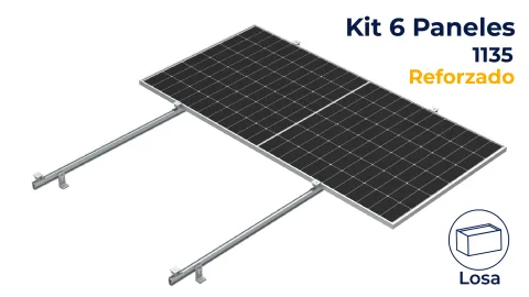 Kit reforzado Nxt-Rx para 6 paneles de 15 a 30° hasta 1135mm
