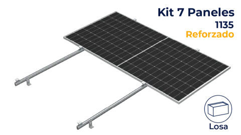 Kit reforzado next rail para 7 paneles de 0° hasta 1135mm