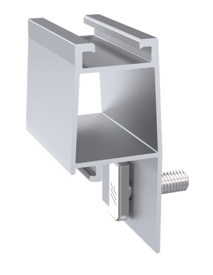 1 Perfil Nxt-Up para aumentar la altura del panel en lámina trapezoidal