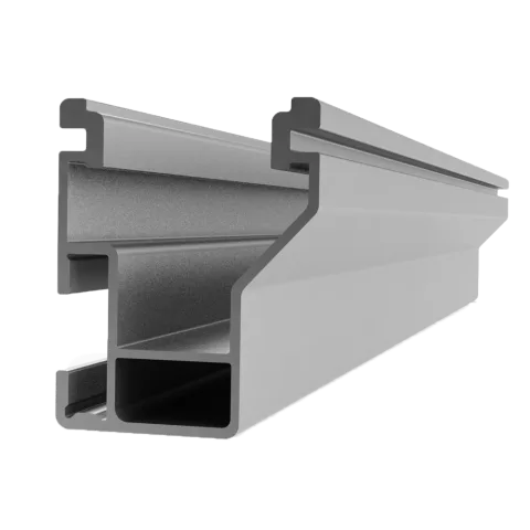 Perfil CrossRail 48X, 4.70m, mill finish, Aluminio Serie 6000.