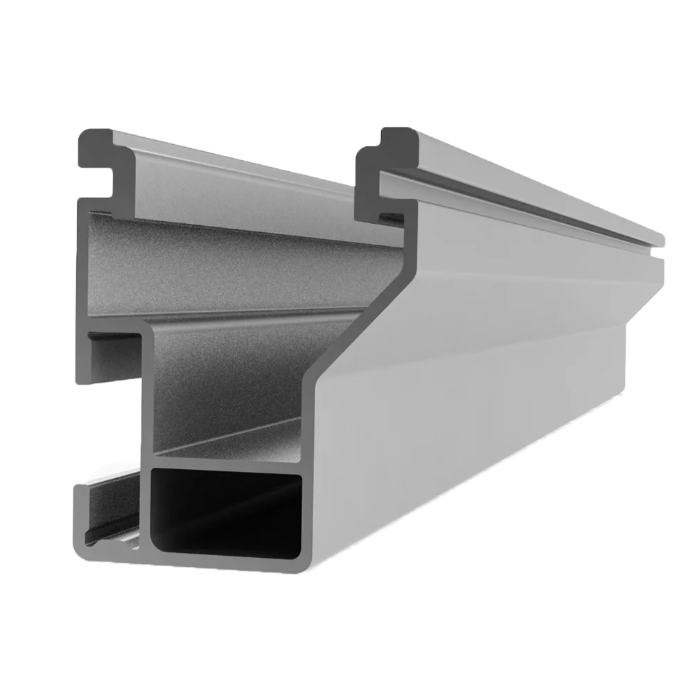 Perfil CrossRail 48X, 4.70m, mill finish, Aluminio Serie 6000.