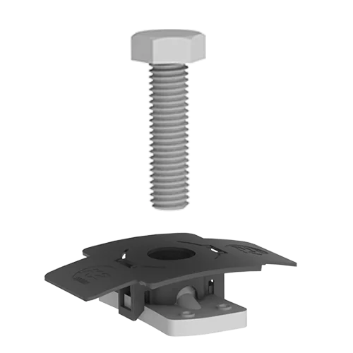 Conector de microinversores , optimizadores y accesorios para CrossRail.