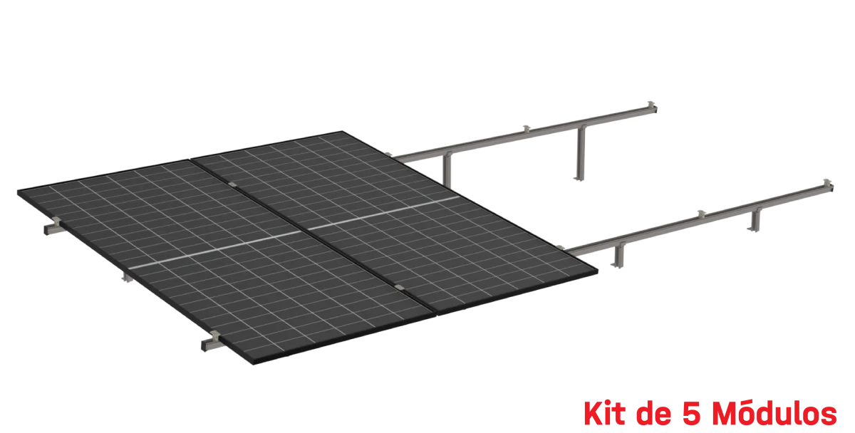Kit de K2 para 5 paneles a 8° hasta 1303mm - 160km/h