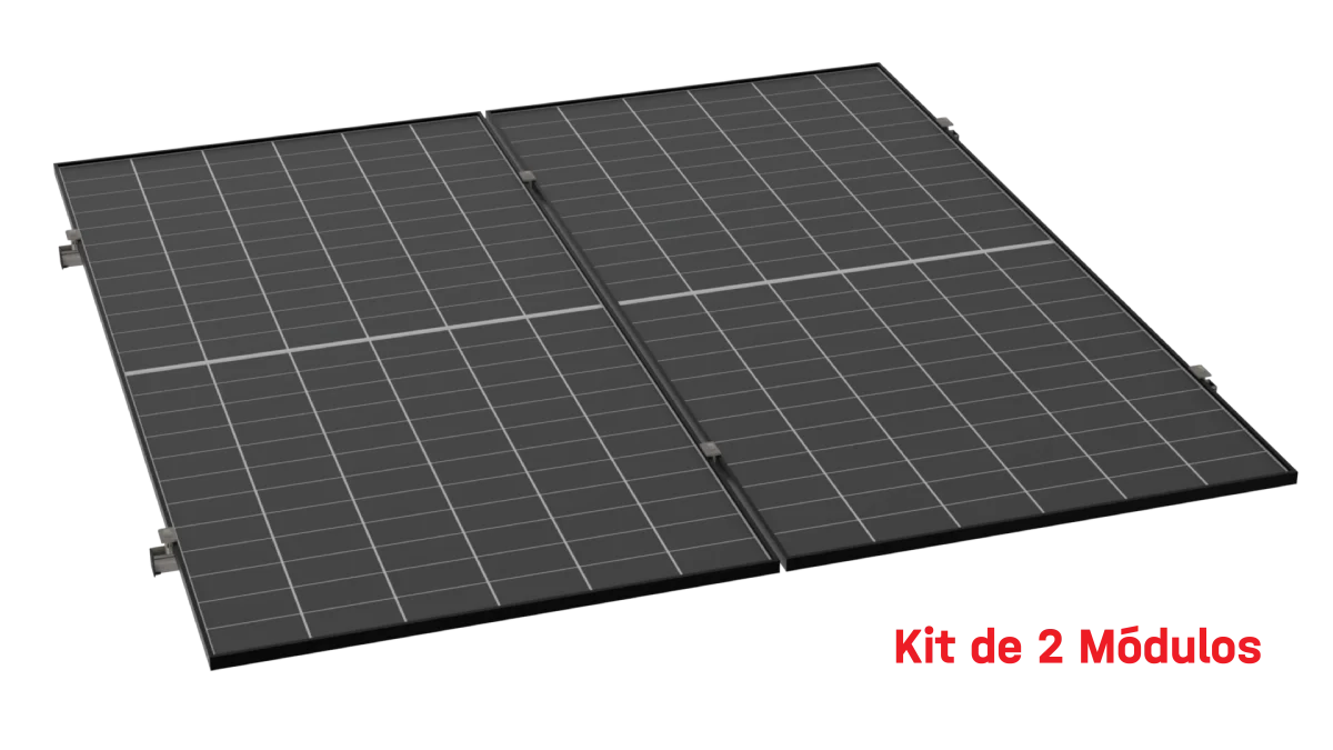 Kit de K2 para 2 paneles a 0° hasta 1134mm - 160km/h